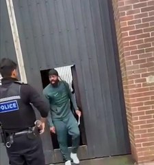 Getting arrested straight from prison prank