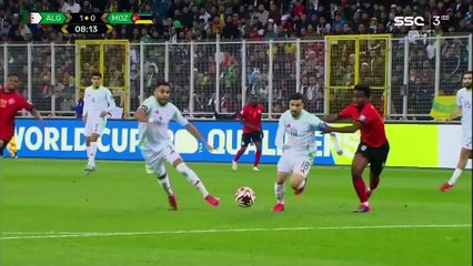 المنتخب الجزائري يحقق فوز كبير على منتخب موزمبيق بنتيجة 5 - 1