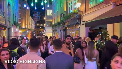 London City Nightlife |Summer Night in Central London - | London Night Walk 4K HDR