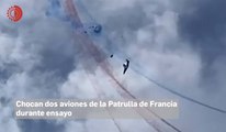 Chocan dos aviones de la Patrulla de Francia