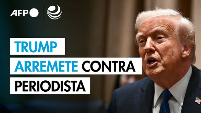 Trump arremete contra periodista, tras escándalo por filtración de información clasificada