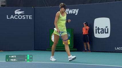 Wimbledon finalist Paolini breaks new ground in Miami