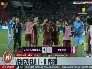 Venezuela se impone ante Perú 1-0 en las Eliminatorias Sudamericanas
