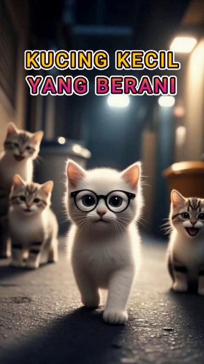 Kucing culun yang berani