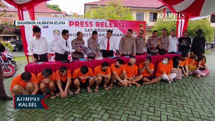 19 Pelaku Curanmor Ditangkap Sepanjang Operasi Jaran Intan 2025 di Banjarmasin