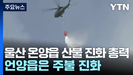 울산 온양읍 산불 진화 총력...언양읍은 주불 진화 / YTN