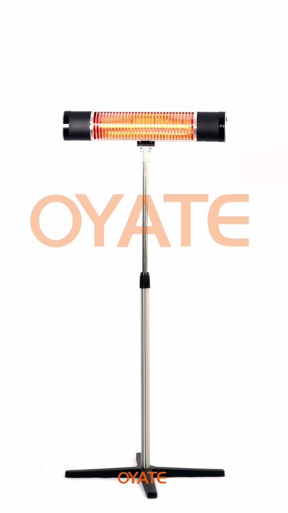 Three Settings 500w 1000w 1500w Freedstanding Patio Heaters