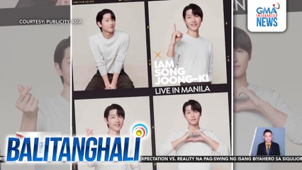 South Korean A-list actor Song Joong Ki, bibisita sa Pilipinas sa kaniyang first-ever Manila fan meet | Balitanghali