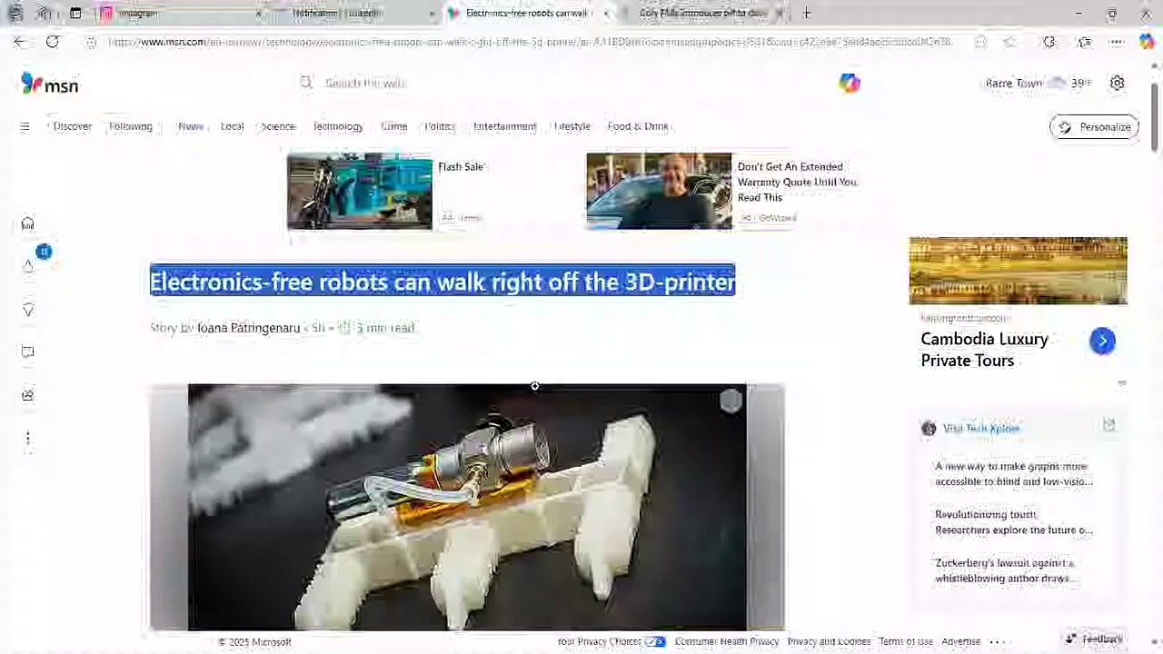3-25-2025 Facebook Live Electronics-free robots, Cory Mills introduces bill to close loopholes in birthright citizenship Electronics-free robots can walk right off the 3D-printer