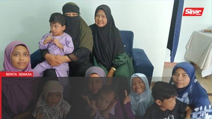 Ibu tunggal lapan anak sayu sambut Aidilfitri