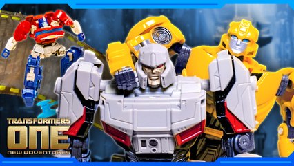 Les robots TRANSFORMERS affrontent le méga saut de Cybertron !