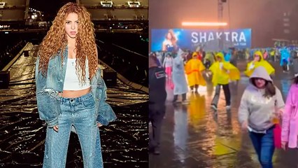 Concierto de Shakira sufre retraso debido a las intensas lluvias