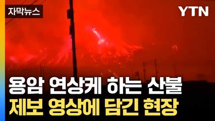 [자막뉴스] 산불로 빨개진 하늘... 제보 영상 속 현장 '처참' / YTN