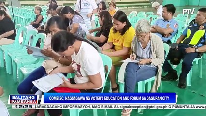Comelec, nagsagawa ng Voter’s Education and Forum sa Dagupan katuwang ang PPCRV