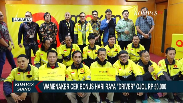 Wamenaker Soroti Bonus Hari Raya Rp50 Ribu untuk Driver Ojol, Perusahaan Terancam Sanksi