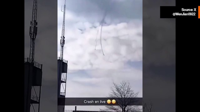 動画：フランス空軍アクロバットチーム「パトルイユ・ド・フランス」の2機がサン＝ディジエの訓練中に衝突