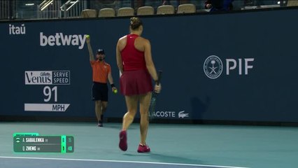 Sabalenka continues strong 2025 with first Miami semi-final