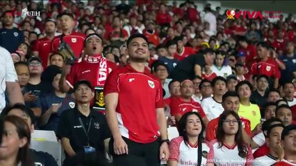 Keseruan Prabowo Nonton Timnas Indonesia vs Bahrain
