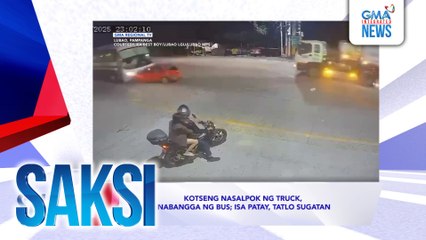 Saksi: (Recap) Kotseng nasalpok ng truck, nabangga ng bus; 1 patay, 3 sugatan (originally aired on March 24, 2025)