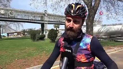 Türk bisikletçi 8 bin km'lik çocukluk hayali için yola çıktı