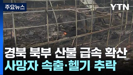 경북 산불에 안동 주택·문화재·비닐하우스 전소 / YTN
