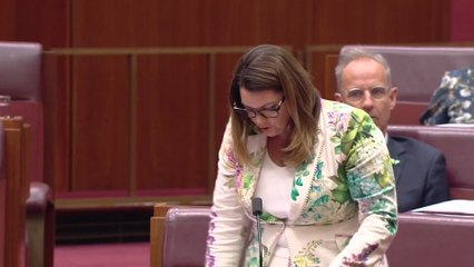 Australian senator pulls out dead salmon in parliament