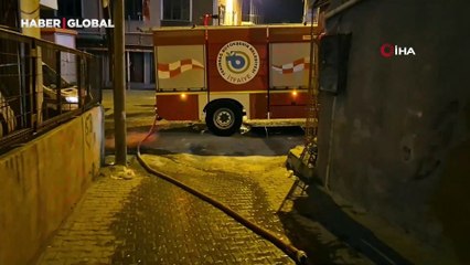 Tekirdağ'da korkutan yangın