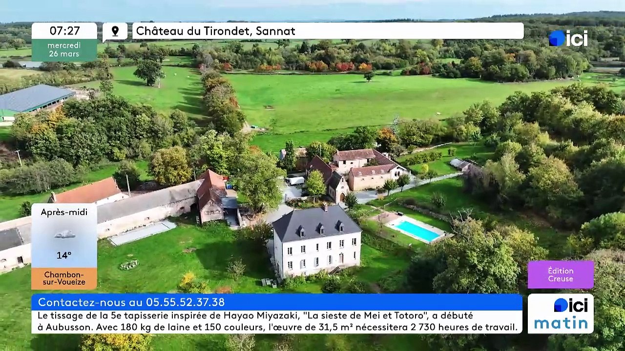 26/03/2025 - ici matin par ici Creuse en vidéo