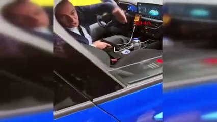 Bayrampaşa'da tartıştığı motosikletliyi silah çekip tehdit etti