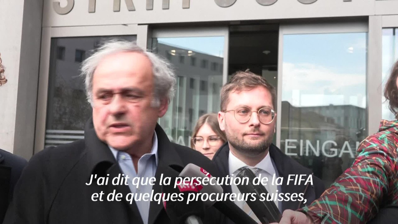 Michel Platini et l'ex-président suisse de la Fifa Sepp Blatter de nouveau acquittés