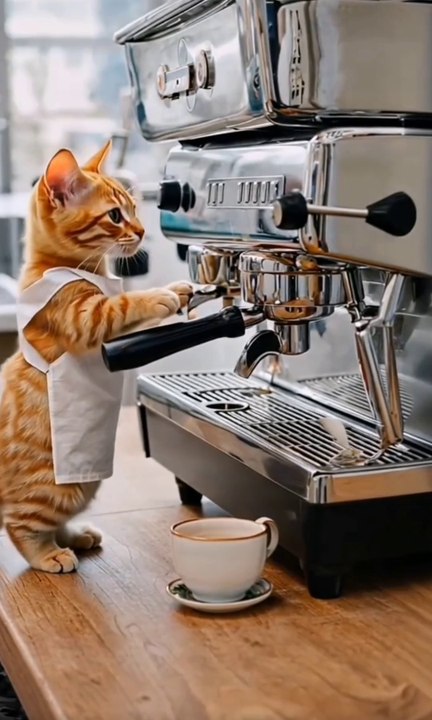 Cat and tea