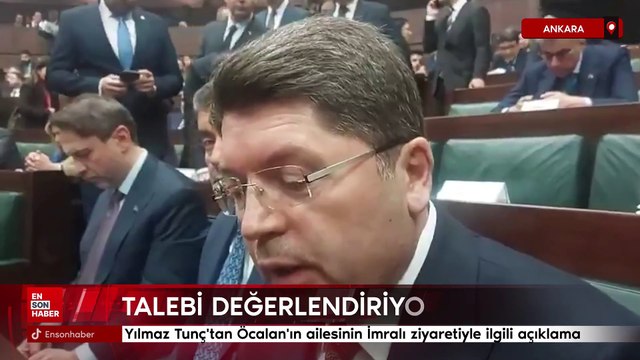 Yılmaz Tunç'tan Öcalan'ın ailesinin İmralı ziyaretiyle ilgili açıklama