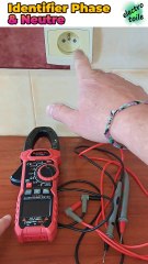 Comment identifier la phase et le neutre sur une prise de courant avec un multimètre ?