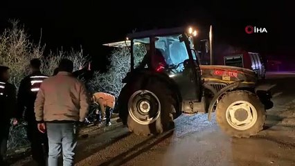 Traktör kazası can aldı