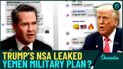 US War Plan Leak| Mike Waltz Takes 'Full Responsibility' For 'Embarrassing' Yemen Chat Leak | Watch