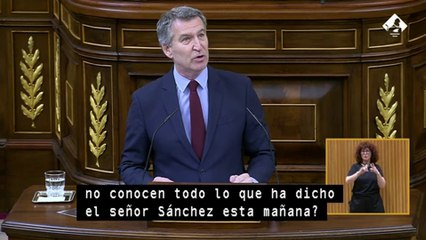 Las frases más relevantes de Feijóo en el debate del Congreso sobre la defensa europea