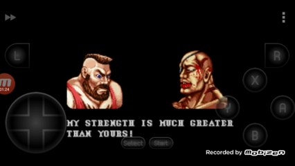 Street Fighter II Turbo: Hyper Fighting Zangief vs Sagat luta completa