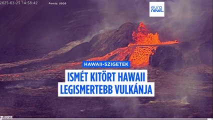 Megint kitört a Kilauea vulkán Hawaii-on