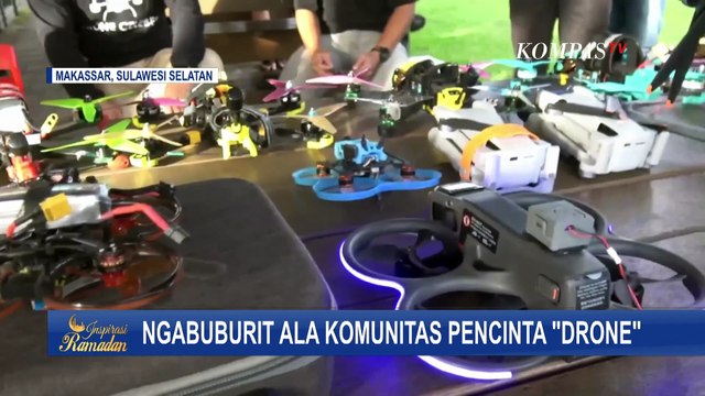 Seru-seruan Ngabuburit Ala Komunitas Drone Makassar: Bagi Jajanan Berbuka Puasa & Eksplor Skill