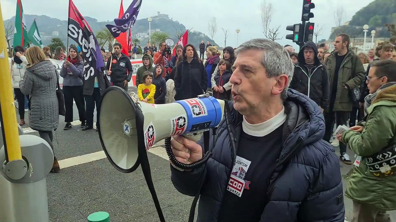 Manifestación de educación