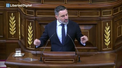 Abascal dice que la alianza entre populares y socialistas en Europa: "Nos han hecho menos libres"