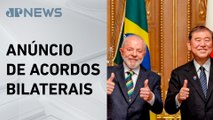 Lula faz declaração à imprensa com primeiro-ministro do Japão
