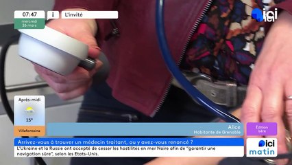 Pénurie de médecins traitants en Isère : "Des habitants doivent d'urgence renouveler leurs ordonnances"