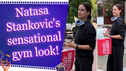 Natasa Stankovic Spotted Post Gym Session in Chic Athleisure Look