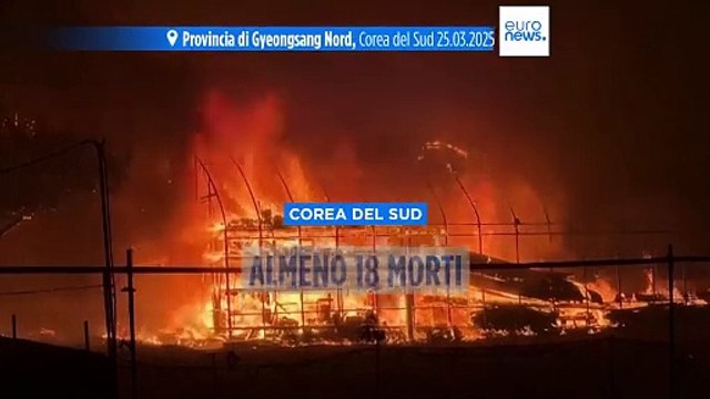 Corea del Sud, almeno 18 morti e migliaia di evacuati a causa degli incendi