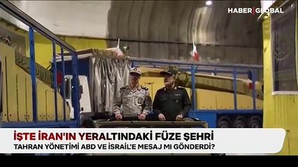 İşte İran’ın yeraltındaki füze şehri!
