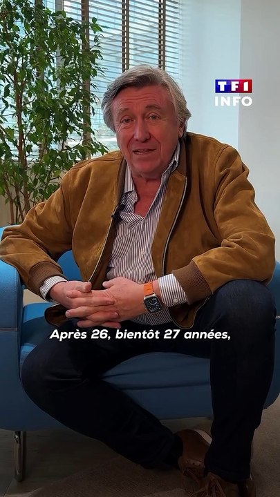 Regardez la première interview vidéo de Jacques Legros après l'annonce de son départ du 13 heures de TF1: "C'est dur de vous quitter. Vous allez me manquer !"