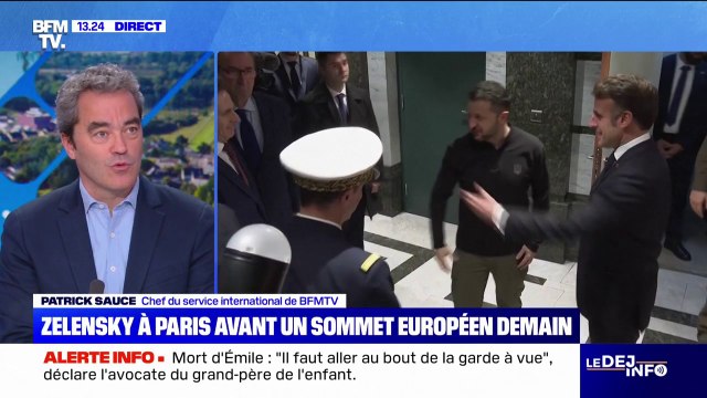 Guerre en Ukraine: Emmanuel Macron reçoit Volodymyr Zelensky à Paris avant un sommet européen demain