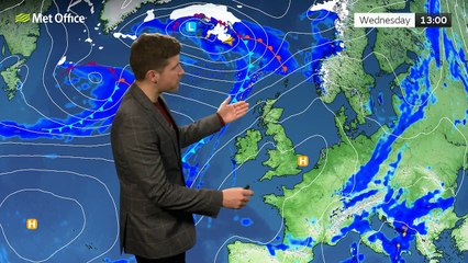 Met Office Wednesday afternoon weather forecast 26/03/2025