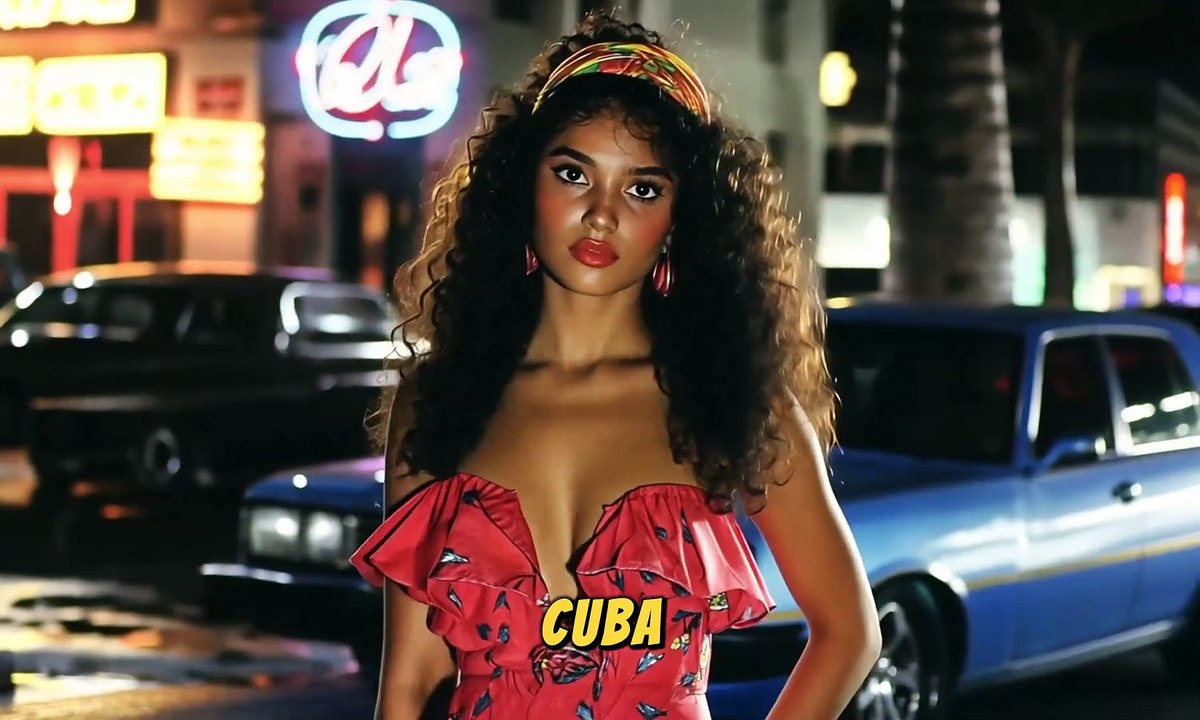 AI Reimagines Countries as 1980s Women – Retro Fashion & Nostalgic Vibes